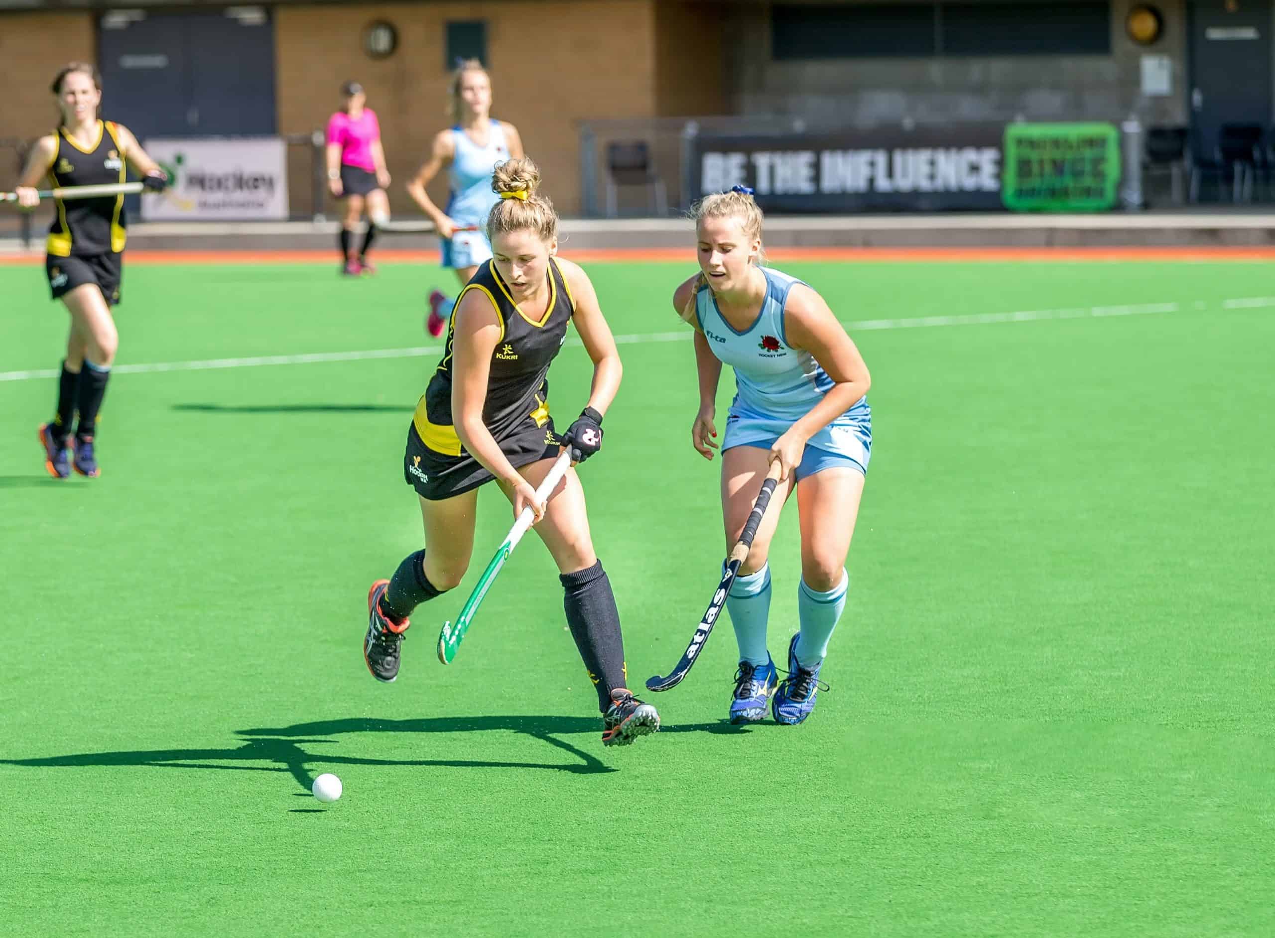 Hockeywedstrijd dames